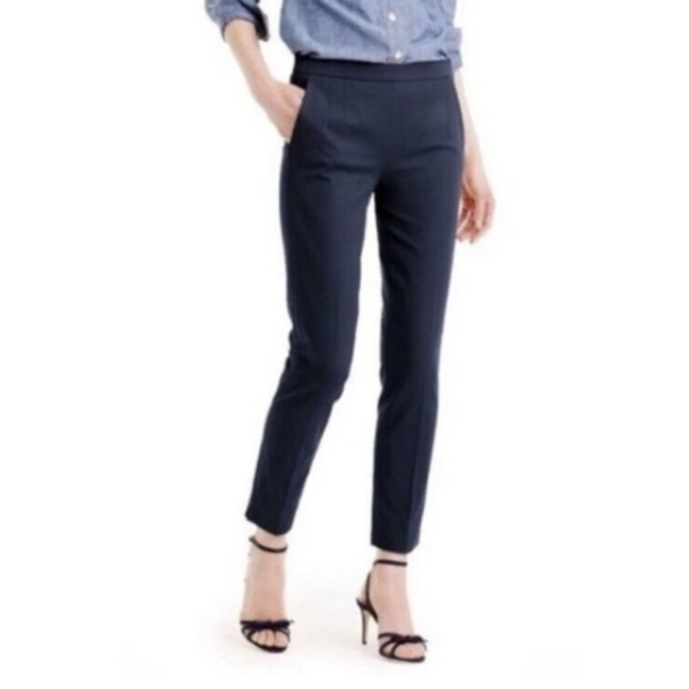 J Crew Martie Crop Pants in Navy size 00
